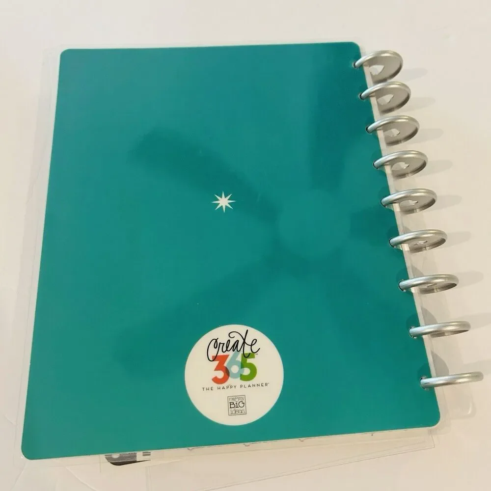 Happy Planner Fitness Disc Bound Classic Undated Live Well Workout Stickers NEW